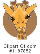 Giraffe Clipart #1187852 by Maria Bell