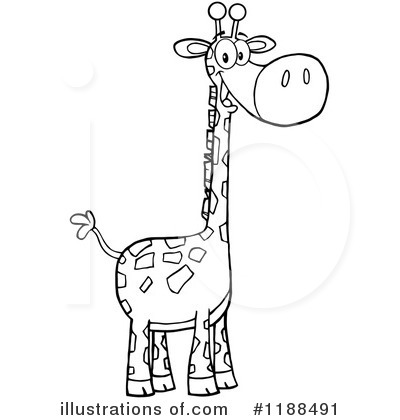 Royalty-Free (RF) Giraffe Clipart Illustration by Hit Toon - Stock Sample #1188491