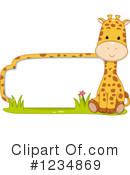 Giraffe Clipart #1234869 by BNP Design Studio