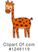 Giraffe Clipart #1246119 by BNP Design Studio
