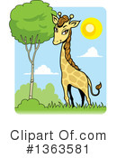 Giraffe Clipart #1363581 by Clip Art Mascots