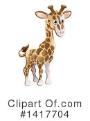 Giraffe Clipart #1417704 by AtStockIllustration