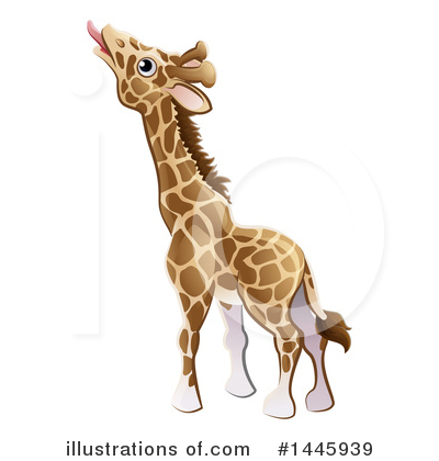 Royalty-Free (RF) Giraffe Clipart Illustration by AtStockIllustration - Stock Sample #1445939