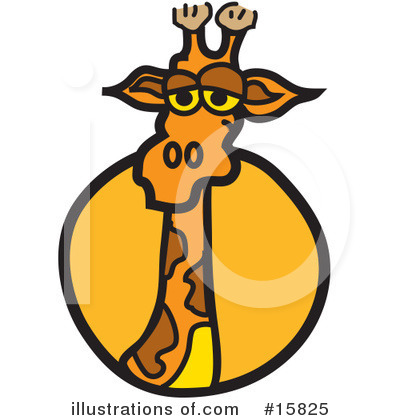 Royalty-Free (RF) Giraffe Clipart Illustration by Andy Nortnik - Stock Sample #15825