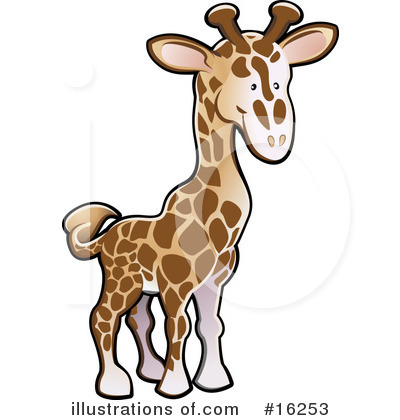 Giraffe Clipart #16253 by AtStockIllustration