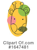 Giraffe Clipart #1647481 by Cherie Reve