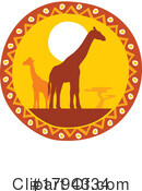 Giraffe Clipart #1794334 by Vector Tradition SM