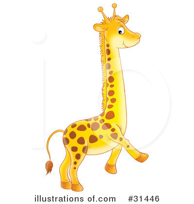 Royalty-Free (RF) Giraffe Clipart Illustration by Alex Bannykh - Stock Sample #31446