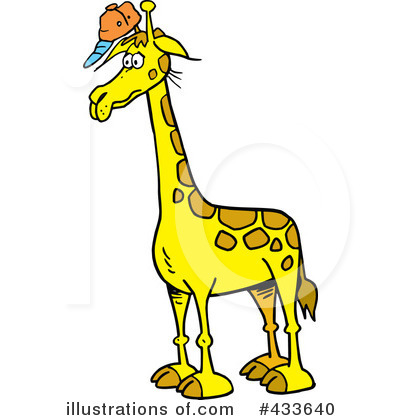 Royalty-Free (RF) Giraffe Clipart Illustration by Johnny Sajem - Stock Sample #433640