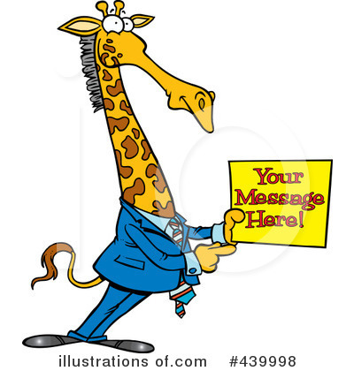 Giraffe Clipart #439998 by toonaday