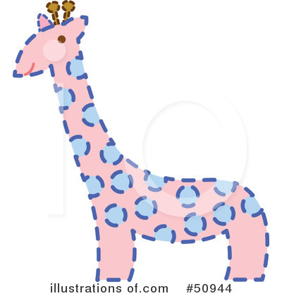 Royalty-Free (RF) Giraffe Clipart Illustration by Cherie Reve - Stock Sample #50944