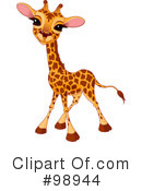 Giraffe Clipart #98944 by Pushkin