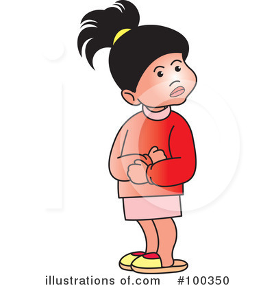 Royalty-Free (RF) Girl Clipart Illustration by Lal Perera - Stock Sample #100350