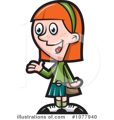 Royalty-Free (RF) Girl Clipart Illustration by jtoons - Stock Sample #1077940