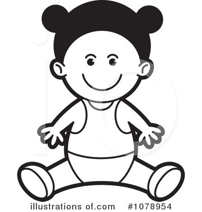 Royalty-Free (RF) Girl Clipart Illustration by Lal Perera - Stock Sample #1078954