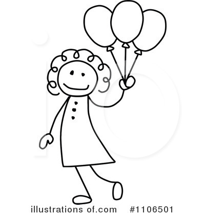 Royalty-Free (RF) Girl Clipart Illustration by C Charley-Franzwa - Stock Sample #1106501