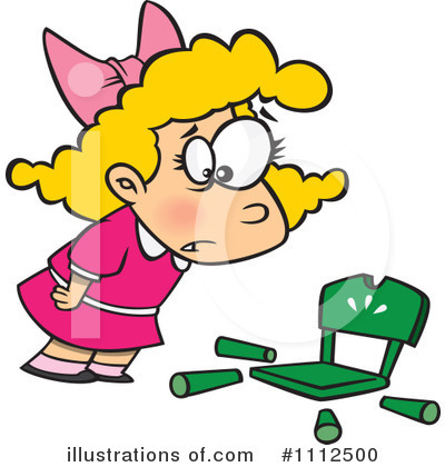Royalty-Free (RF) Girl Clipart Illustration by toonaday - Stock Sample #1112500