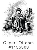 Girl Clipart #1135303 by Prawny Vintage