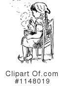 Girl Clipart #1148019 by Prawny Vintage