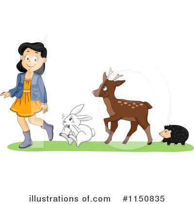 Royalty-Free (RF) Girl Clipart Illustration by BNP Design Studio - Stock Sample #1150835