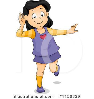 Royalty-Free (RF) Girl Clipart Illustration by BNP Design Studio - Stock Sample #1150839