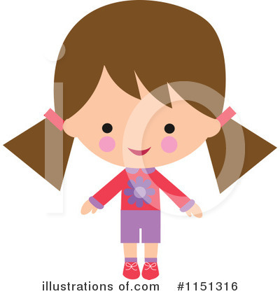 Royalty-Free (RF) Girl Clipart Illustration by peachidesigns - Stock Sample #1151316