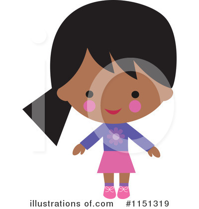 Royalty-Free (RF) Girl Clipart Illustration by peachidesigns - Stock Sample #1151319