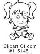 Girl Clipart #1151451 by Cory Thoman