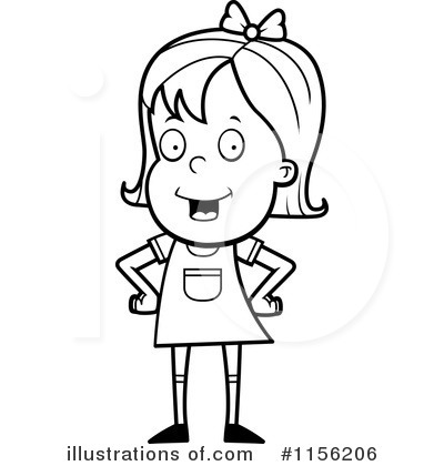 Royalty-Free (RF) Girl Clipart Illustration by Cory Thoman - Stock Sample #1156206