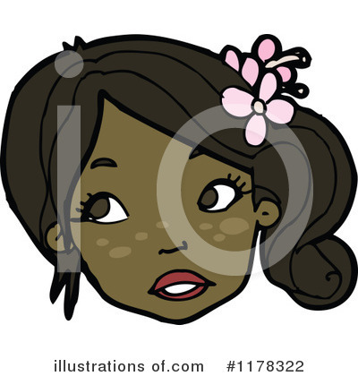 African American Girl Clipart #1178322 by lineartestpilot