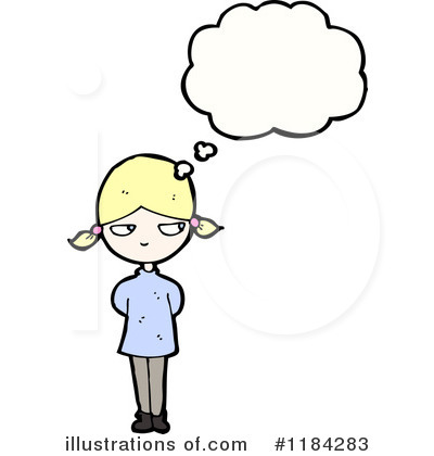 Royalty-Free (RF) Girl Clipart Illustration by lineartestpilot - Stock Sample #1184283