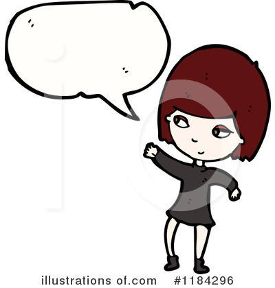 Royalty-Free (RF) Girl Clipart Illustration by lineartestpilot - Stock Sample #1184296