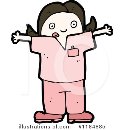 Royalty-Free (RF) Girl Clipart Illustration by lineartestpilot - Stock Sample #1184885