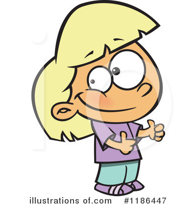 Royalty-Free (RF) Girl Clipart Illustration by toonaday - Stock Sample #1186447