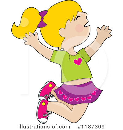 Royalty-Free (RF) Girl Clipart Illustration by Maria Bell - Stock Sample #1187309