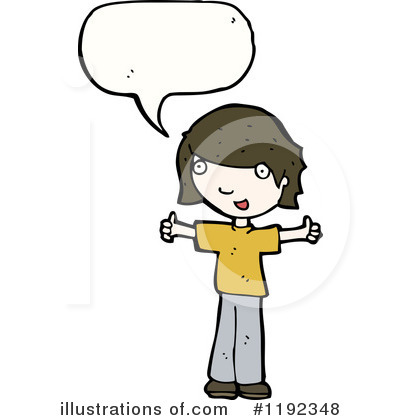 Royalty-Free (RF) Girl Clipart Illustration by lineartestpilot - Stock Sample #1192348