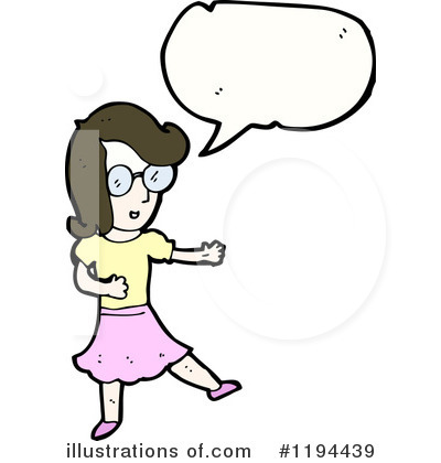 Royalty-Free (RF) Girl Clipart Illustration by lineartestpilot - Stock Sample #1194439