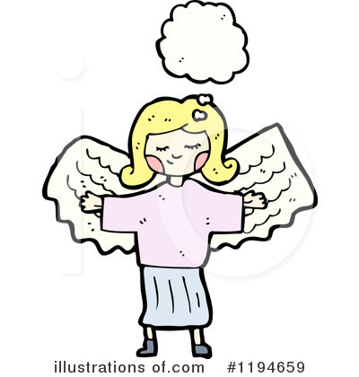Angel Wings Clipart #1194659 by lineartestpilot