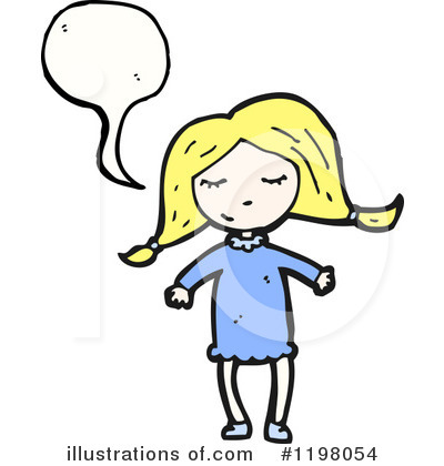 Royalty-Free (RF) Girl Clipart Illustration by lineartestpilot - Stock Sample #1198054