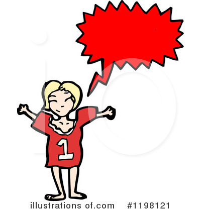 Royalty-Free (RF) Girl Clipart Illustration by lineartestpilot - Stock Sample #1198121