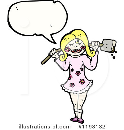 Royalty-Free (RF) Girl Clipart Illustration by lineartestpilot - Stock Sample #1198132