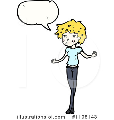 Royalty-Free (RF) Girl Clipart Illustration by lineartestpilot - Stock Sample #1198143