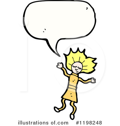 Royalty-Free (RF) Girl Clipart Illustration by lineartestpilot - Stock Sample #1198248