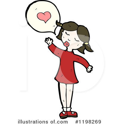 Royalty-Free (RF) Girl Clipart Illustration by lineartestpilot - Stock Sample #1198269