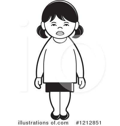 Royalty-Free (RF) Girl Clipart Illustration by Lal Perera - Stock Sample #1212851