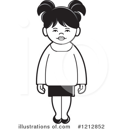 Royalty-Free (RF) Girl Clipart Illustration by Lal Perera - Stock Sample #1212852