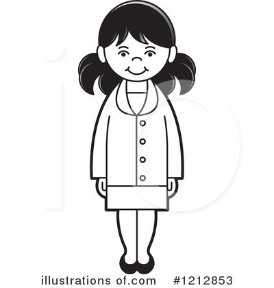 Royalty-Free (RF) Girl Clipart Illustration by Lal Perera - Stock Sample #1212853