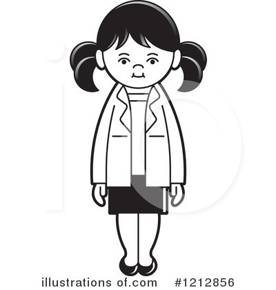 Royalty-Free (RF) Girl Clipart Illustration by Lal Perera - Stock Sample #1212856