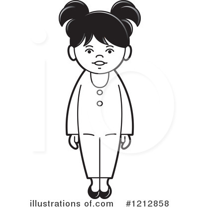 Royalty-Free (RF) Girl Clipart Illustration by Lal Perera - Stock Sample #1212858