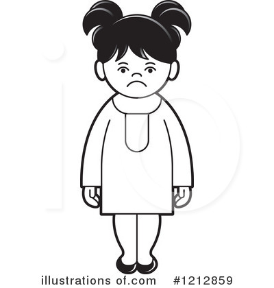 Royalty-Free (RF) Girl Clipart Illustration by Lal Perera - Stock Sample #1212859